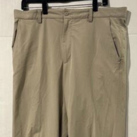 FootJoy FJ Men’s 36x 30 Solid Tan Straight Leg Stretch‎ Chino Golf Pants - Picture 2 of 6